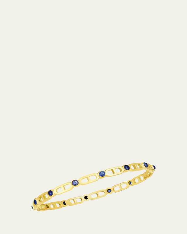 Cheval 18K Turquoise Bangle Bracelet, Small